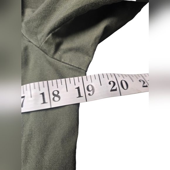 Ann Taylor Loft Jacket Small 6 Green Cargo Utility Military Long Sleeve Womens - Picture 6 of 9